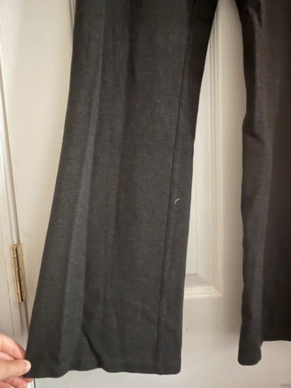 Betabrand charcoal bootcut dress yoga pant - Picture 7 of 9